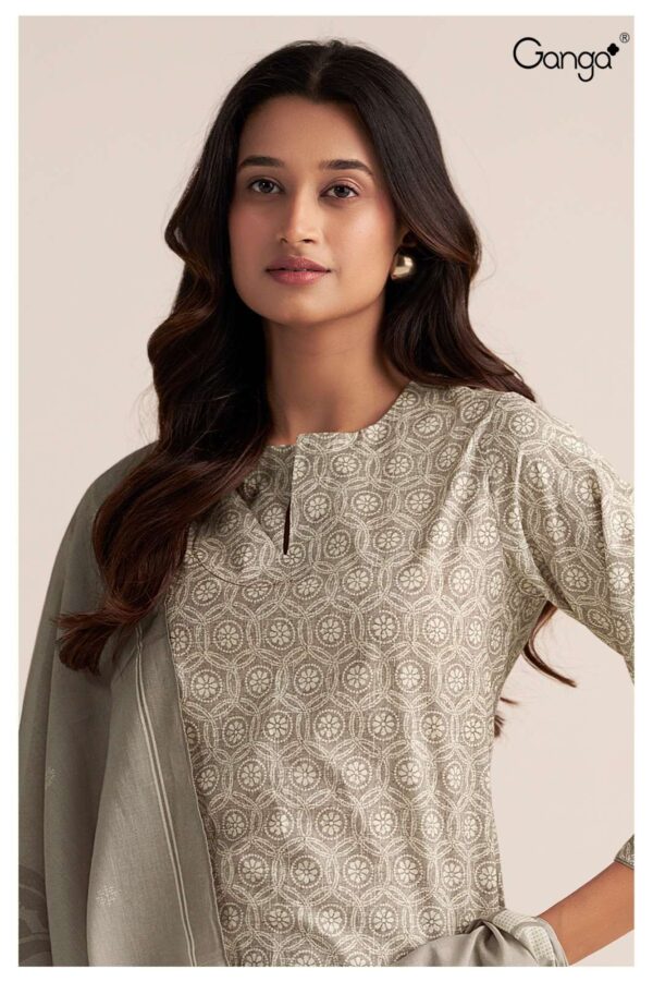 My Fashion Road Ganga Fashion Lennon Summer Collection Printed Cotton Dress | S3492-D