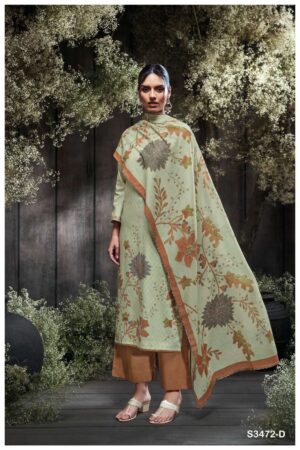 My Fashion Road Ganga Fashion Nimrit Stylish Cotton Salwar Suit | S3472-D