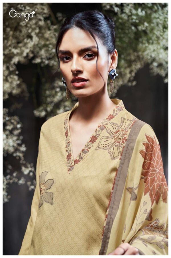 My Fashion Road Ganga Fashion Nimrit Stylish Cotton Salwar Suit | S3472-C