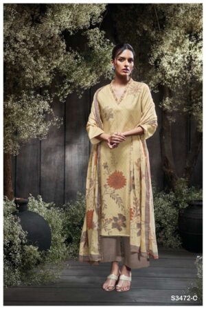 My Fashion Road Ganga Fashion Nimrit Stylish Cotton Salwar Suit | S3472-C