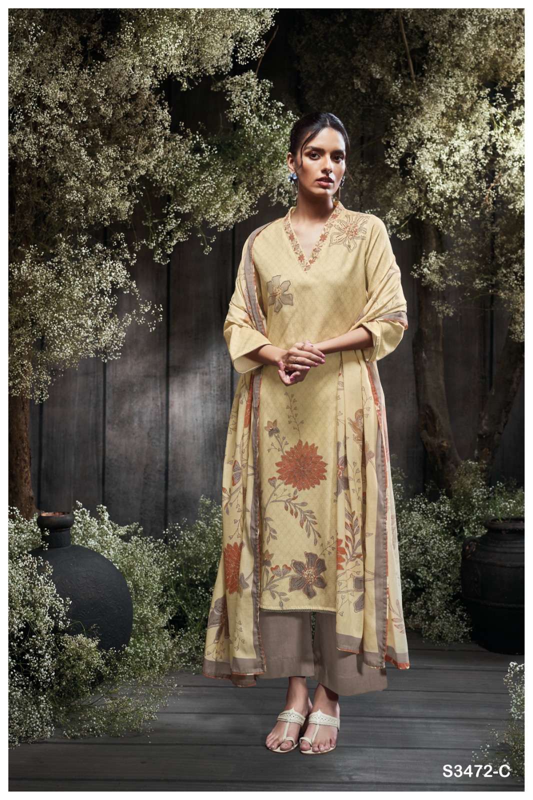 My Fashion Road Ganga Fashion Nimrit Stylish Cotton Salwar Suit | S3472-C My Fashion Road Ganga Fashion Nimrit Stylish Cotton Salwar Suit | S3472-C