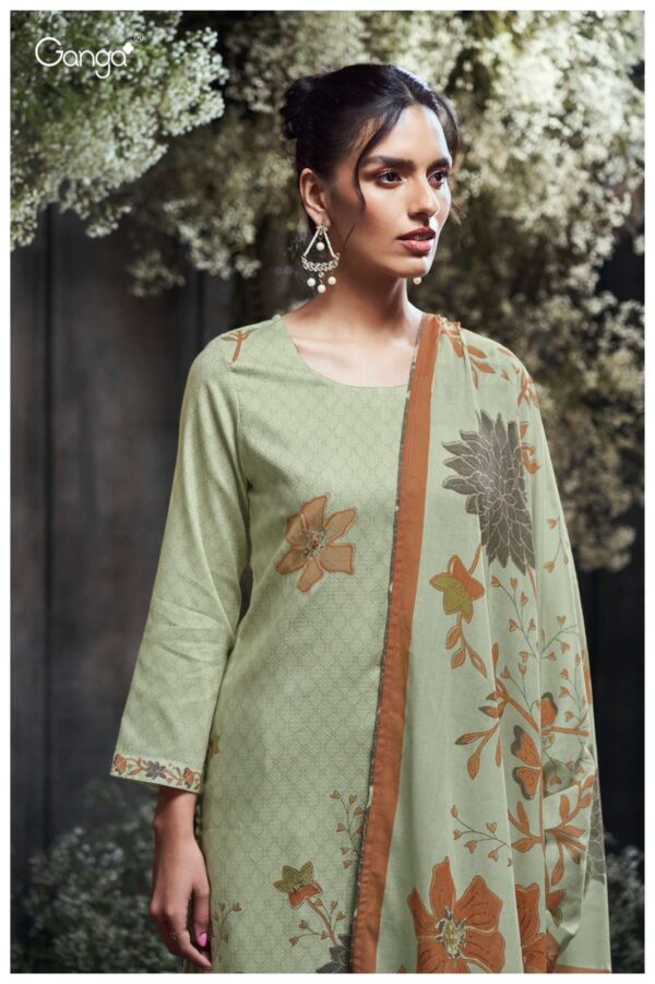 My Fashion Road Ganga Fashion Nimrit Stylish Cotton Salwar Suit | S3472-D