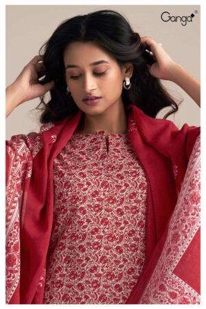 My Fashion Road Ganga Fashion Trinity Printed Cotton Ganga Fashion Suit | S3536-C
