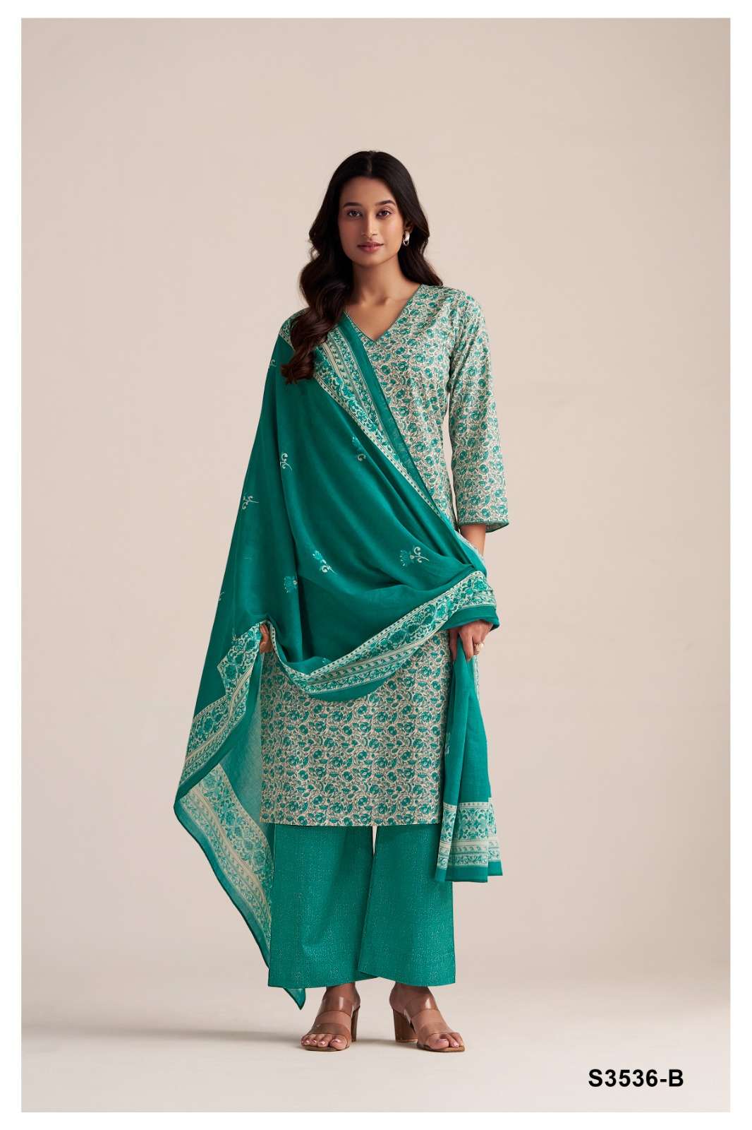 My Fashion Road Ganga Fashion Trinity Printed Cotton Ganga Fashion Suit | S3536-B My Fashion Road Ganga Fashion Trinity Printed Cotton Ganga Fashion Suit | S3536-B