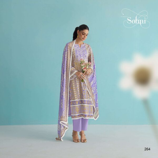 My Fashion Road Kimora Sohni Gorgeous Pure Lawn Fancy Salwar Suit | 264