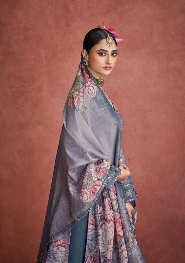 My Fashion Road Kimora Heer Rabia Fancy Digital printed Muslin Suit | 9595