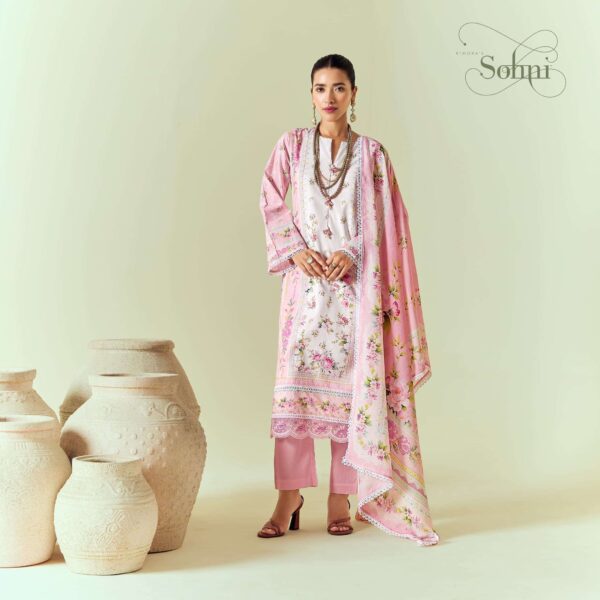 My Fashion Road Kimora Sohni Rose Designer Stylish Cotton Dress | 224