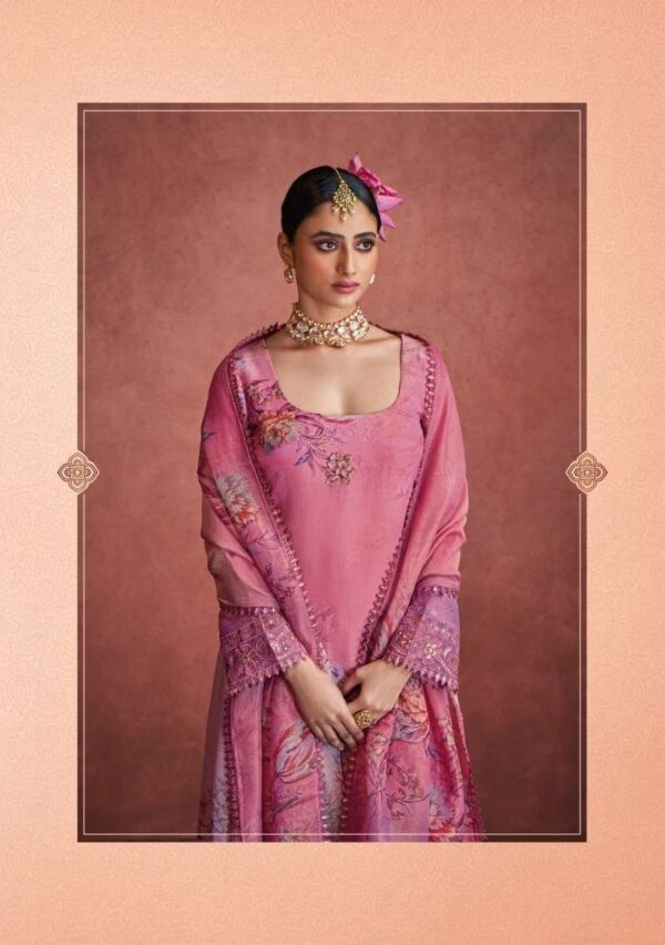 My Fashion Road Kimora Heer Rabia Fancy Digital printed Muslin Suit | 9594