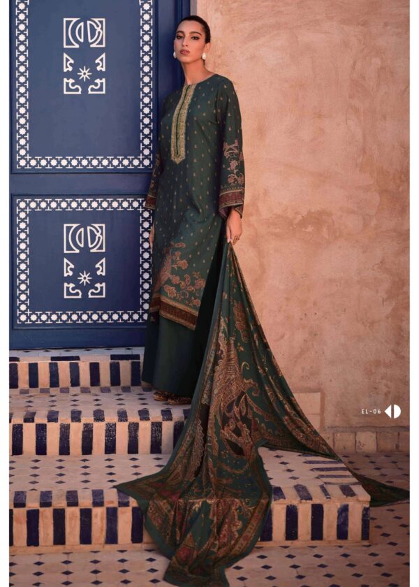 My Fashion Road Varsha Ella Fancy Digital Printed Muslin Unstitched Suit | EL-06