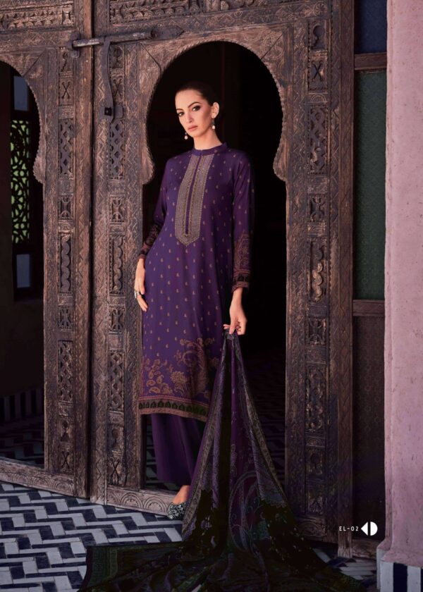 My Fashion Road Varsha Ella Fancy Digital Printed Muslin Unstitched Suit | EL-02