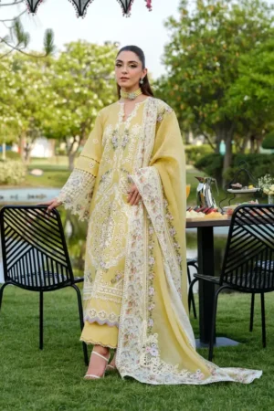 My Fashion Road Elaf Luxury Lawn Vol 2 Latest Unstitched Collection 2025 | ELH-4B