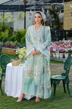 My Fashion Road Elaf Luxury Lawn Vol 2 Latest Unstitched Collection 2025 | ELH-2B