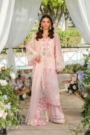 My Fashion Road Elaf Luxury Lawn Vol 2 Latest Unstitched Collection 2025 | ELH-1B