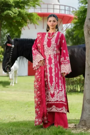 My Fashion Road Elaf Luxury Lawn Vol 2 Latest Unstitched Collection 2025 | ELH-6B