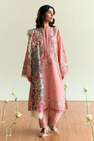 My Fashion Road Coco Eid Edit by Zara Shahjahan Unstitched Lawn 2025 | Sable-D9