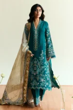 My Fashion Road Coco Eid Edit by Zara Shahjahan Unstitched Lawn 2025 | Marigold-D4