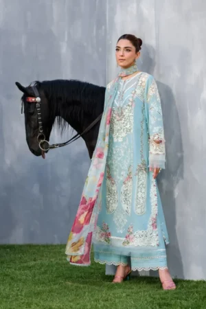My Fashion Road Elaf Luxury Lawn Vol 2 Latest Unstitched Collection 2025 | ELH-5B