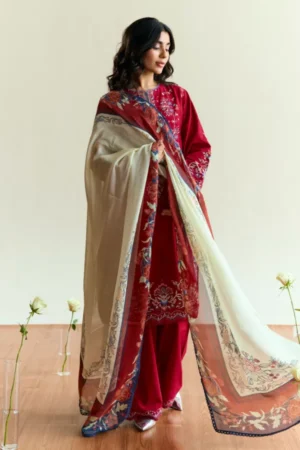 My Fashion Road Coco Eid Edit by Zara Shahjahan Unstitched Lawn 2025 | Alba-D8