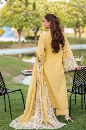 My Fashion Road Elaf Luxury Lawn Vol 2 Latest Unstitched Collection 2025 | ELH-4B