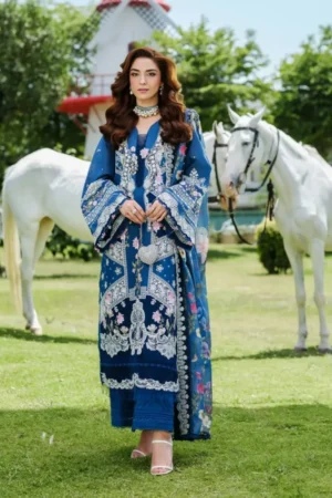 My Fashion Road Elaf Luxury Lawn Vol 2 Latest Unstitched Collection 2025 | ELH-2A