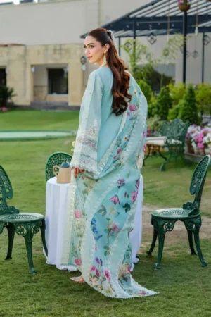 My Fashion Road Elaf Luxury Lawn Vol 2 Latest Unstitched Collection 2025 | ELH-2B