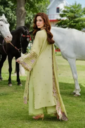 My Fashion Road Elaf Luxury Lawn Vol 2 Latest Unstitched Collection 2025 | ELH-1A