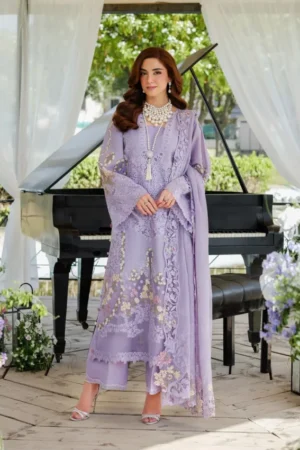 My Fashion Road Elaf Luxury Lawn Vol 2 Latest Unstitched Collection 2025 | ELH-3A