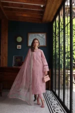 My Fashion Road Noor Eid Luxury Schiffli Laserkari by Saadia Asad Collection 2025 | D3 My Fashion Road Noor Eid Luxury Schiffli Laserkari by Saadia Asad Collection 2025 | D3