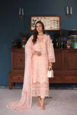 My Fashion Road Noor Eid Luxury Schiffli Laserkari by Saadia Asad Collection 2025 | D6