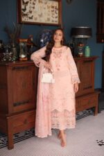 My Fashion Road Noor Eid Luxury Schiffli Laserkari by Saadia Asad Collection 2025 | D6