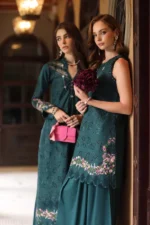 My Fashion Road Noor Eid Luxury Schiffli Laserkari by Saadia Asad Collection 2025 | D5 My Fashion Road Noor Eid Luxury Schiffli Laserkari by Saadia Asad Collection 2025 | D5