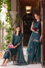 My Fashion Road Noor Eid Luxury Schiffli Laserkari by Saadia Asad Collection 2025 | D5 My Fashion Road Noor Eid Luxury Schiffli Laserkari by Saadia Asad Collection 2025 | D5