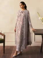 My Fashion Road Afrozeh Daybreak Embroidered Lawn Summer Collection 2025 | WIND BRUSHED