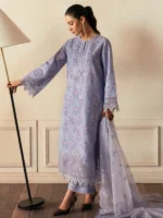 My Fashion Road Afrozeh Daybreak Embroidered Lawn Summer Collection 2025 | DAWN DUSTED