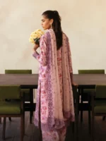 My Fashion Road Afrozeh Daybreak Embroidered Lawn Summer Collection 2025 | DUSK LACED