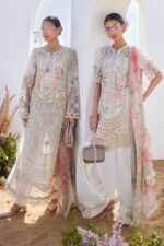 My Fashion Road MARIA B Eid Luxury Unstitched Lawn Collection 2025 | EID LAWN-25-07