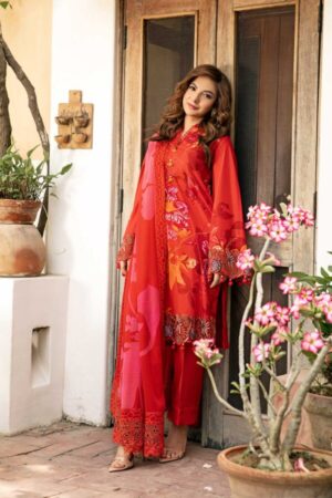 My Fashion Road MARIA B MBasics Eid Unstitched Lawn Collection 2025 | MB-CUS25-907A
