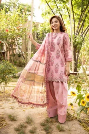 My Fashion Road MARIA B MBasics Eid Unstitched Lawn Collection 2025 | MB-CUS25-908A