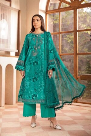 My Fashion Road MARIA B MBasics Eid Unstitched Lawn Collection 2025 | MB-CUS25-910A