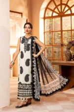 My Fashion Road MARIA B MBasics Eid Unstitched Lawn Collection 2025 | MB-CUS25-911B