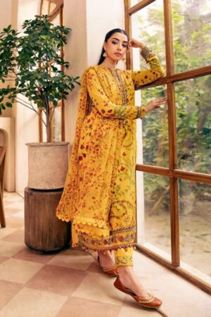 My Fashion Road MARIA B MBasics Eid Unstitched Lawn Collection 2025 | MB-CUS25-912A