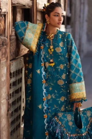 My Fashion Road Elan Luxury Unstitched Lawn Collection 2025 | EL25-10 A
