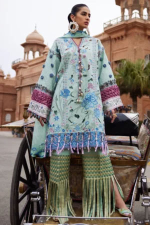 My Fashion Road Elan Luxury Unstitched Lawn Collection 2025 | EL25-09 B