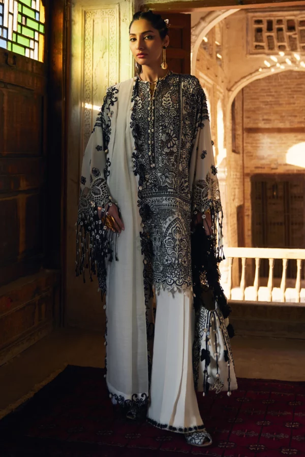 My Fashion Road Elan Luxury Unstitched Lawn Collection 2025 | EL25-02 B My Fashion Road Elan Luxury Unstitched Lawn Collection 2025 | EL25-02 B