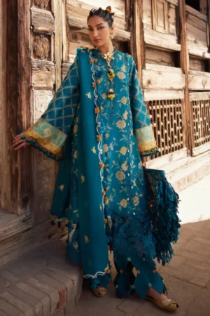 My Fashion Road Elan Luxury Unstitched Lawn Collection 2025 | EL25-10 A