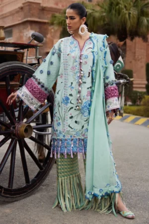 My Fashion Road Elan Luxury Unstitched Lawn Collection 2025 | EL25-09 B
