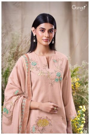 My Fashion Road Ganga Fashion Calina Exclusive Cotton Ladies Suit | S3551-A