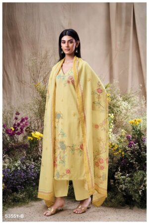 My Fashion Road Ganga Fashion Calina Exclusive Cotton Ladies Suit | S3551-B