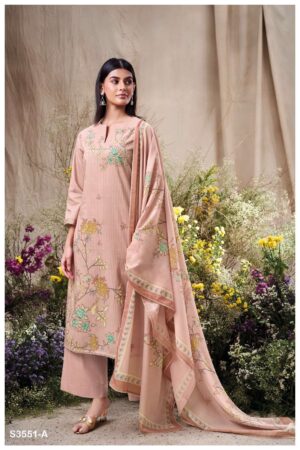 My Fashion Road Ganga Fashion Calina Exclusive Cotton Ladies Suit | S3551-A