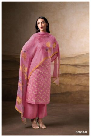 My Fashion Road Ganga Fashion Erisha Printed Cotton Fancy Salwar Kameez | S3699 – B